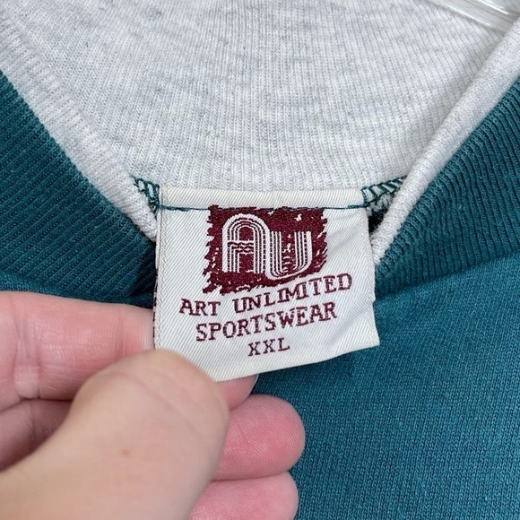 Art Unlimited Eagle Crewneck Vintage Doublesided - Picture 6 of 8